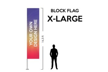 Block flag X-Large 14.5ft