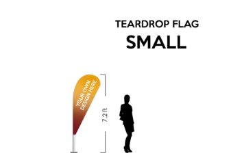 TearDrop flag Small 7.2ft